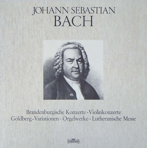 Cover Johann Sebastian Bach - Brandenburgische Konzerte • Violinkonzerte • Goldberg-Variationen • Orgelwerke • Lutheranische Messe (5xLP, Album + Box) Schallplatten Ankauf