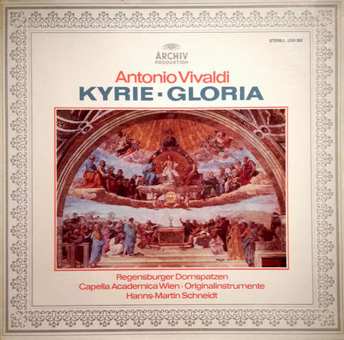 Cover Antonio Vivaldi, Regensburger Domspatzen, Capella Academica Wien, Hanns-Martin Schneidt - Kyrie - Gloria (LP, Gat) Schallplatten Ankauf