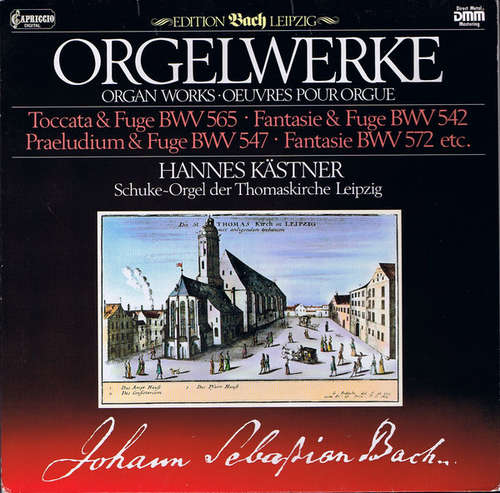Cover Johann Sebastian Bach, Hannes Kästner - Orgelwerke - Schuke-Orgel der Thomaskirche Leipzig (LP, Club, Gat) Schallplatten Ankauf