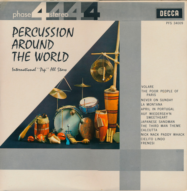 Cover International Pop All Stars - Percussion Around The World (LP, Album, Gat) Schallplatten Ankauf