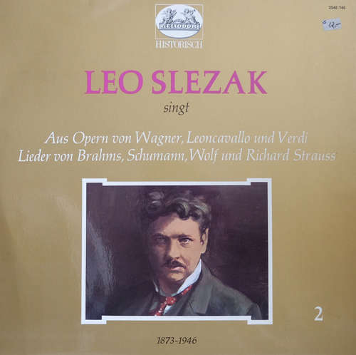 Cover Leo Slezak - Leo Slezak Singt, 2 (LP, Mono) Schallplatten Ankauf