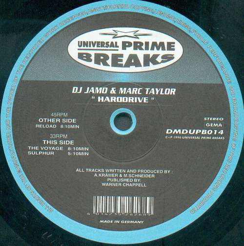 Cover DJ Jamo & Marc Taylor - Harddrive (12) Schallplatten Ankauf