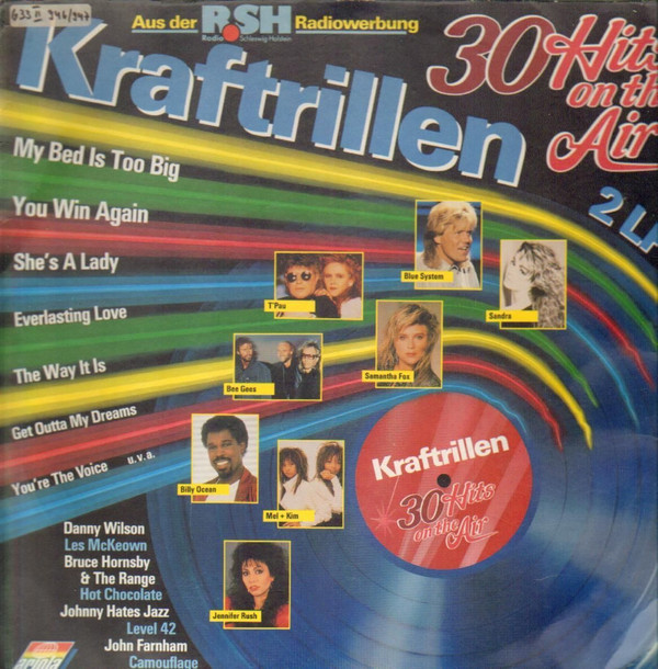 Cover zu Various - Kraftrillen - 30 Hits On The Air (2xLP, Comp) Schallplatten Ankauf
