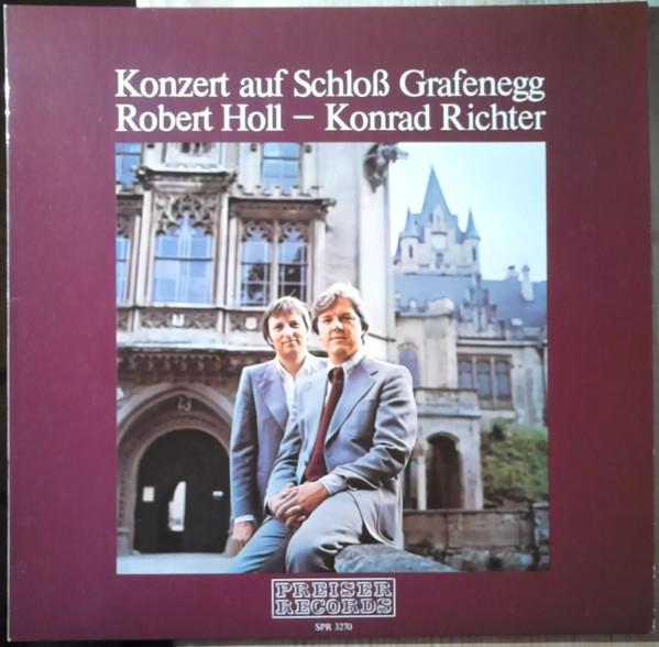 Cover Robert Holl - Konrad Richter - Konzert Auf Schloß Grafenegg (LP, Album) Schallplatten Ankauf