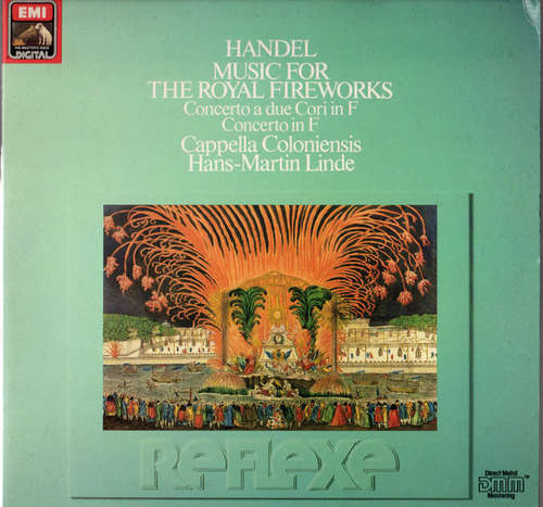 Cover Handel* / Cappella Coloniensis, Hans-Martin Linde - Music For The Royal Fireworks / Concerti A Due Cori In F / Concerto In F (LP, Album, Gat) Schallplatten Ankauf