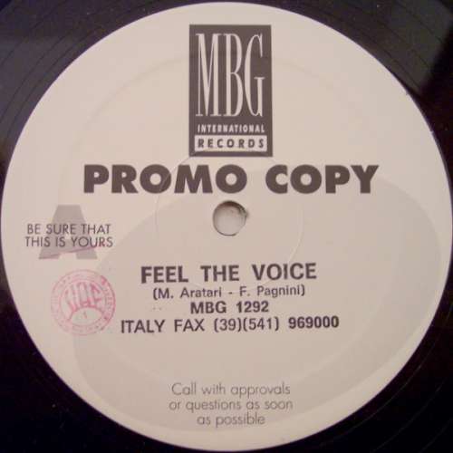 Cover Filipp' Ara' & Luke* - Feel The Voice (12, Promo) Schallplatten Ankauf