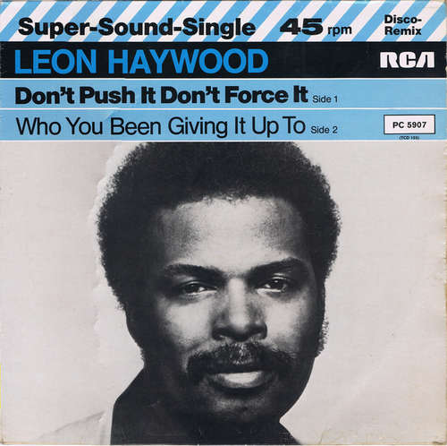 Bild Leon Haywood - Don't Push It Don't Force It (12, Single) Schallplatten Ankauf