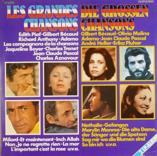Cover Various - Les Grandes Chansons - Die Grossen Chansons (2xLP, Comp) Schallplatten Ankauf