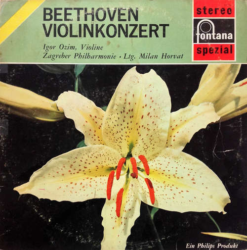 Bild Beethoven* - Igor Ozim, Zagreber Philharmonie* ; Milan Horvat - Violinkonzert (LP) Schallplatten Ankauf