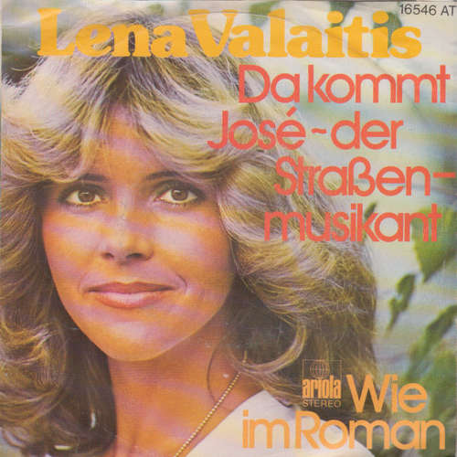 Cover Lena Valaitis - Da Kommt José - Der Straßenmusikant (7, Single) Schallplatten Ankauf