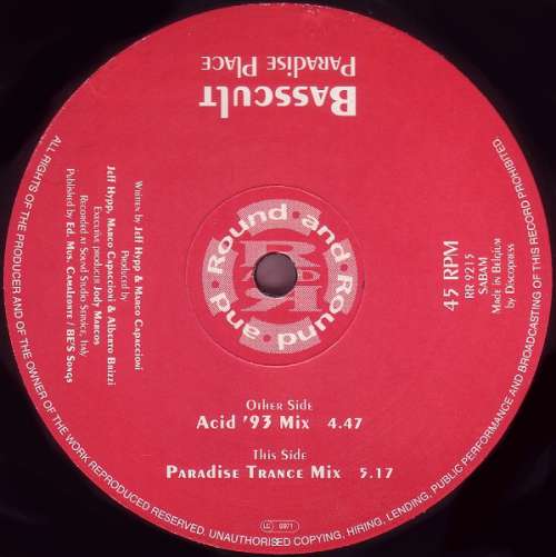 Cover Basscult - Paradise Place (12) Schallplatten Ankauf