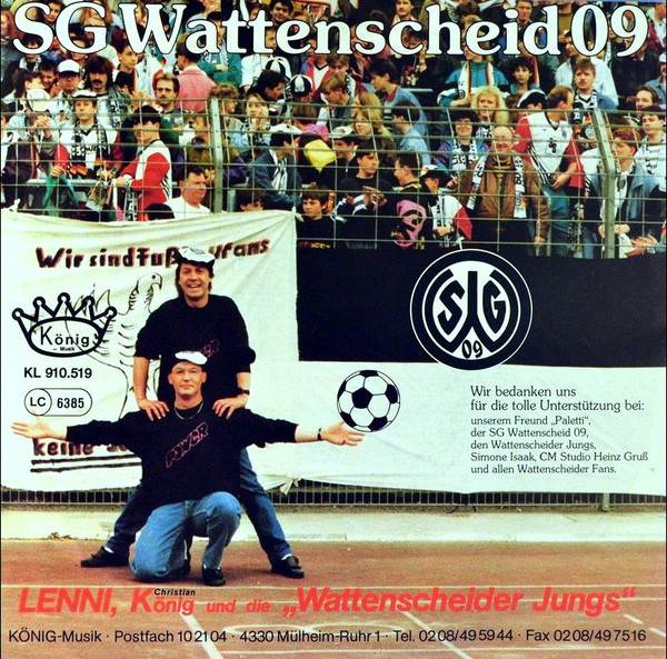 Cover Lenni, Christian König Und Die Wattenscheider Jungs - SG Wattenscheid 09 (7, whi) Schallplatten Ankauf