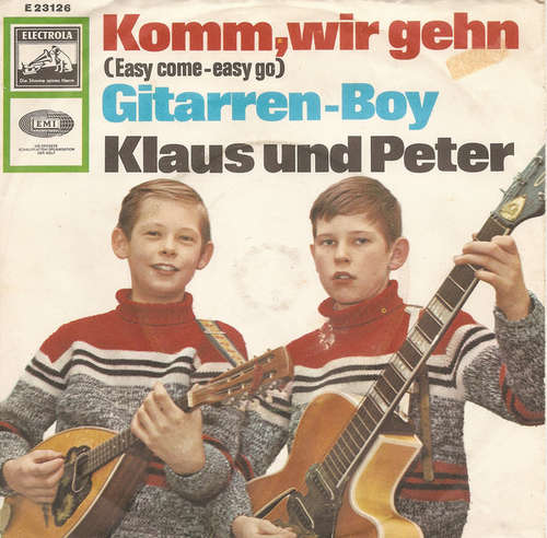 Cover Klaus und Peter - Komm, Wir Gehen / Gitarren-Boy (7, Single) Schallplatten Ankauf