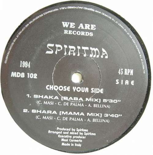 Cover Spiritma - Choose Your Side / Hot For You (12) Schallplatten Ankauf