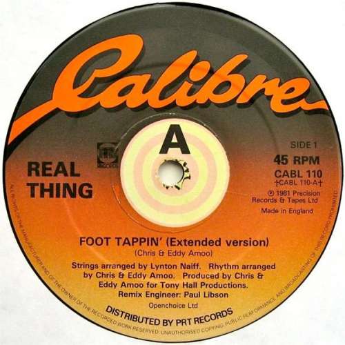 Cover Real Thing* - Foot Tappin' (12) Schallplatten Ankauf