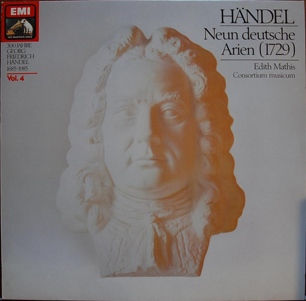 Cover Händel* - Edith Mathis, Consortium Musicum (2) - Neun Deutsche Arien (LP) Schallplatten Ankauf