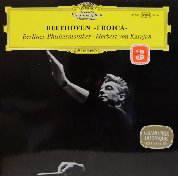Cover Beethoven* - Berliner Philharmoniker • Herbert von Karajan - »Eroica« (LP, RP, Tul) Schallplatten Ankauf