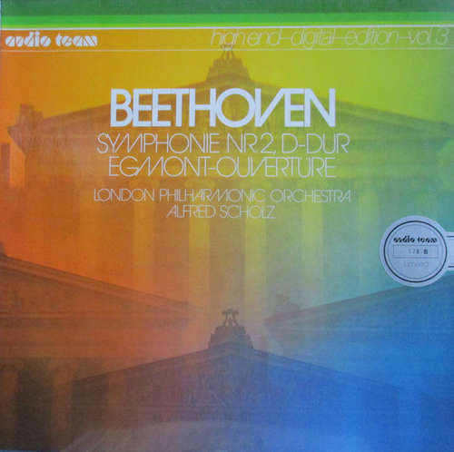 Cover Beethoven* - London Philharmonic Orchestra*, Alfred Scholz - Symphonie Nr. 2, D-Dur / Egmont-Ouvertüre (LP, Ltd, Num) Schallplatten Ankauf