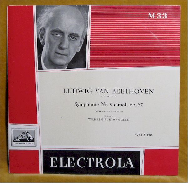 Cover Ludwig van Beethoven, Die Wiener Philharmoniker*, Wilhelm Furtwängler - Symphonie Nr. 5 C-moll Op. 67 (LP, Mono) Schallplatten Ankauf