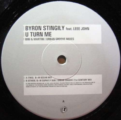 Cover Byron Stingily Feat. Leee John - U Turn Me (Bini + Martini / Urban Groove Mixes) (12) Schallplatten Ankauf