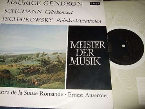 Cover Robert Schumann, Maurice Gendron - Schumann: Cellokonzert / Tschaikowsky: Rokoko-Variationen (LP) Schallplatten Ankauf