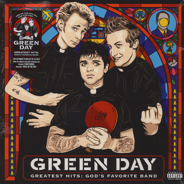 Cover Green Day - Greatest Hits: God's Favorite Band (2xLP, Comp) Schallplatten Ankauf