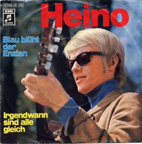 Cover Heino - Blau Blüht Der Enzian / Irgendwann Sind Alle Gleich (7, Single) Schallplatten Ankauf