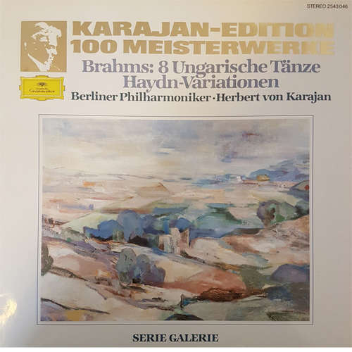 Cover Brahms*, Herbert von Karajan, Berliner Philharmoniker - 8 Ungarische Tänze; Haydn-Variationen (LP, Comp) Schallplatten Ankauf