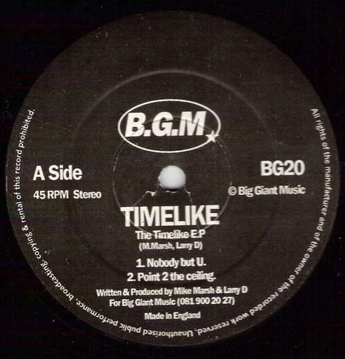 Cover The Timelike E.P Schallplatten Ankauf