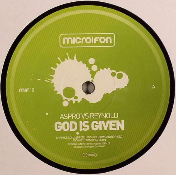 Cover Aspro & Reynold - God Is Given (12) Schallplatten Ankauf