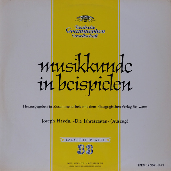 Cover Joseph Haydn - Chor Der St. Hedwigs-Kathedrale*, RIAS-Kammerchor, RIAS Symphonie-Orchester Berlin, Ferenc Fricsay - Die Jahreszeiten (Auszug) (LP, Mono) Schallplatten Ankauf