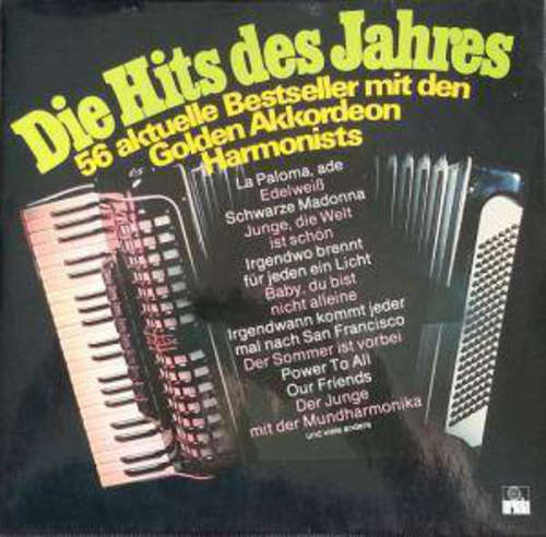 Cover Golden Akkordeon Harmonists - Die Hits Des Jahres (2xLP) Schallplatten Ankauf