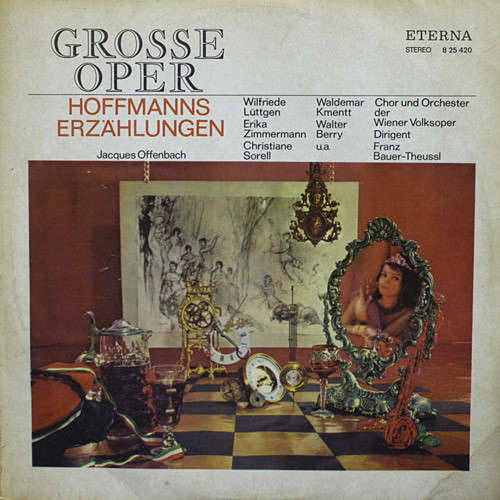 Cover Jacques Offenbach - Chor* Und Orchester Der Wiener Volksoper* , Dirigent Franz Bauer-Theussl - Hoffmanns Erzählungen (LP, RE) Schallplatten Ankauf