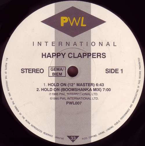 Bild Happy Clappers - Hold On (12) Schallplatten Ankauf