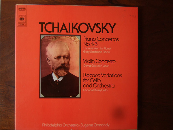 Cover Tchaikovsky*, The Philadelphia Orchestra, Eugene Ormandy - Concertos (3xLP, Album + Box, Comp) Schallplatten Ankauf