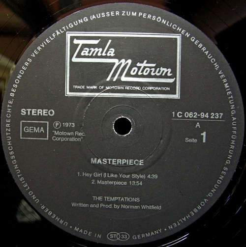 Cover Temptations* - Masterpiece (LP, Album) Schallplatten Ankauf