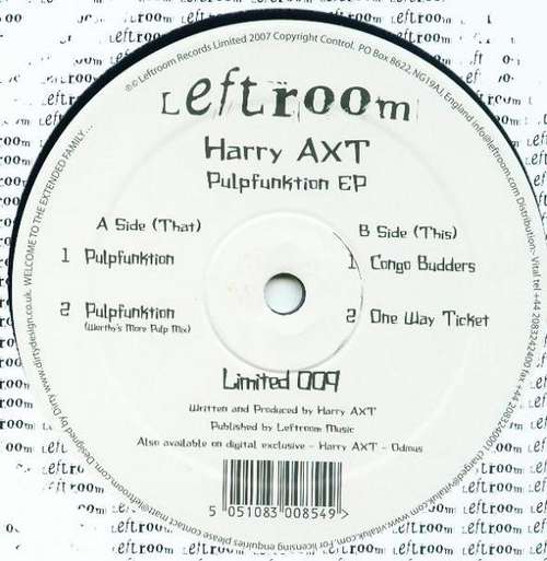 Cover Harry Axt - Pulpfunktion EP (12, EP) Schallplatten Ankauf