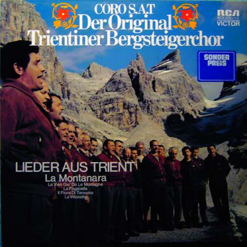 Cover Coro S.A.T. - Der Orginal Trientiner Bergsteigerchor* - Lieder Aus Trient (2xLP, Comp) Schallplatten Ankauf