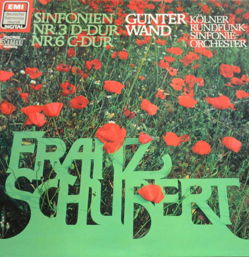 Cover Franz Schubert - Kölner Rundfunk-Sinfonie-Orchester, Günter Wand - Sinfonie Nr. 3 D-dur D200 / Sinfonie Nr. 6 C-dur D589 (LP, DMM) Schallplatten Ankauf