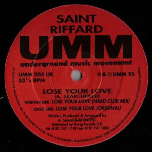Cover Saint Riffard - Lose Your Love (12) Schallplatten Ankauf