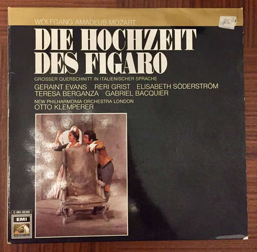 Cover Wolfgang Amadeus Mozart - Die Hochzeit Des Figaro (LP, Ope) Schallplatten Ankauf