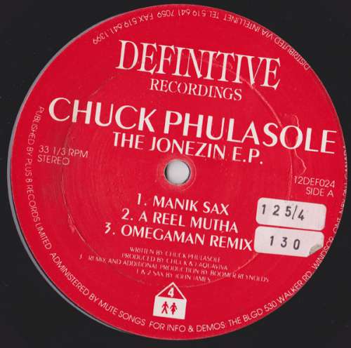 Cover Chuck Phulasole - The Jonezin E.P. (12, EP) Schallplatten Ankauf