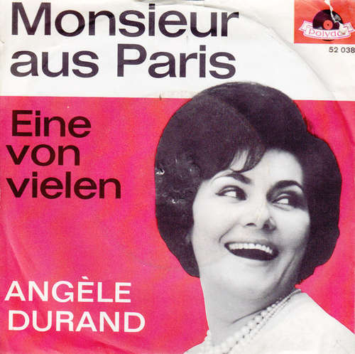 Cover Angèle Durand - Der Monsieur Aus Paris / Eine Von Vielen (7, Single) Schallplatten Ankauf