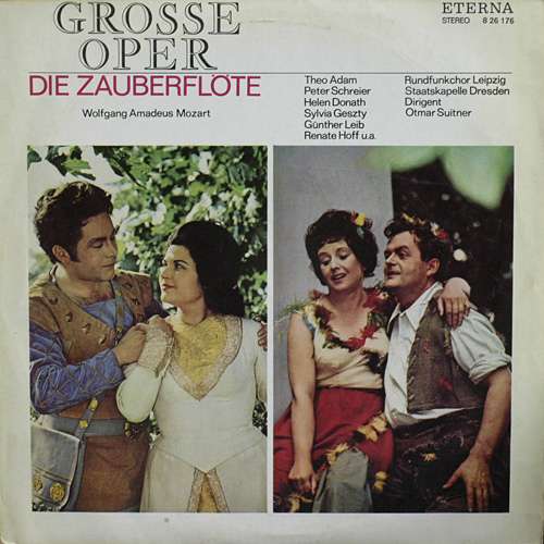 Cover Wolfgang Amadeus Mozart - Rundfunkchor Leipzig, Staatskapelle Dresden, Otmar Suitner - Grosse Oper - Die Zauberflöte (LP) Schallplatten Ankauf