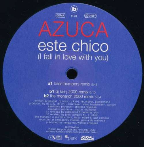 Cover Azuca - Este Chico (I Fall In Love With You) (12, Maxi) Schallplatten Ankauf
