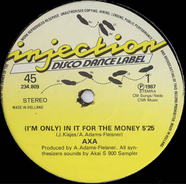 Cover Axa - (I'm Only) In It For The Money (12) Schallplatten Ankauf