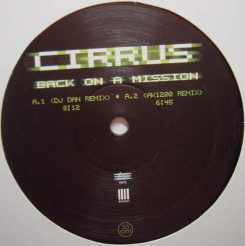 Cover Cirrus - Back On A Mission (12) Schallplatten Ankauf