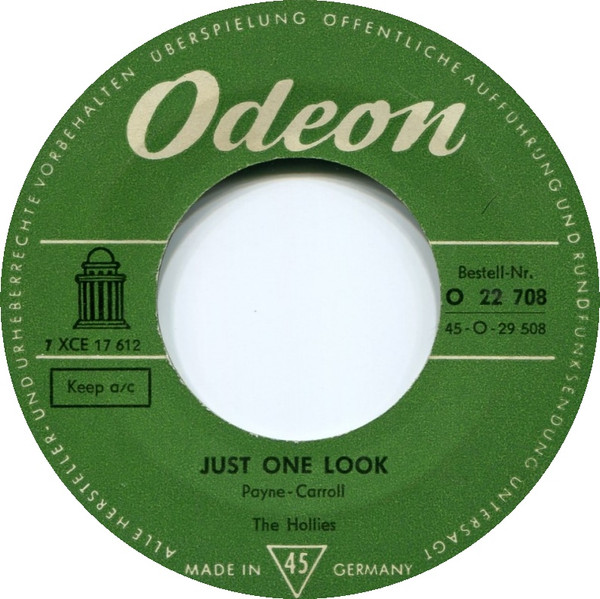 Bild The Hollies - Just One Look (7, Single) Schallplatten Ankauf