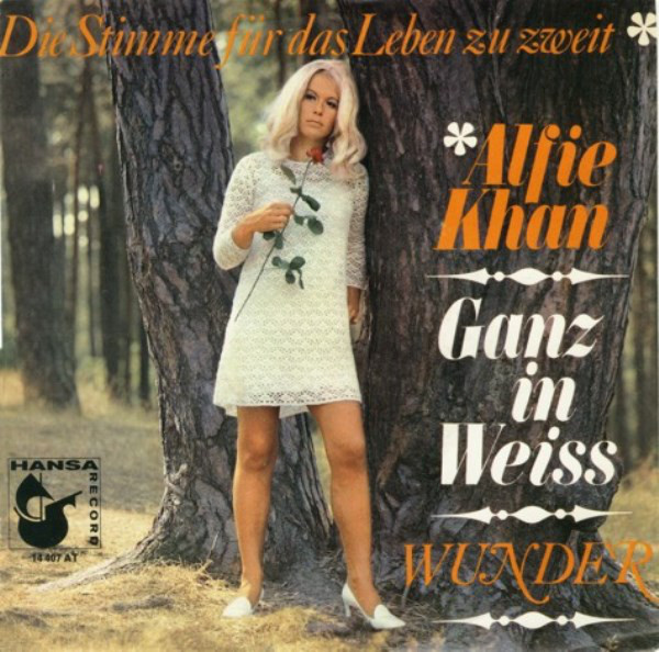 Cover Alfie Khan - Ganz In Weiss (7, Single) Schallplatten Ankauf