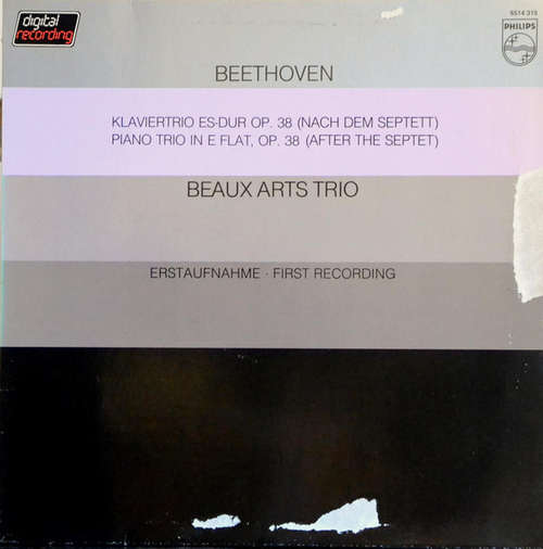 Cover Beethoven*, Beaux Arts Trio - Klaviertrio Op. 38 (Nach Dem Septett Op. 20) (LP) Schallplatten Ankauf